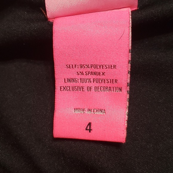 Torid Betsey Johnson Midi Mesh Overlay Lace Inset Dress Black Multi Plus Size 4 - Picture 7 of 14